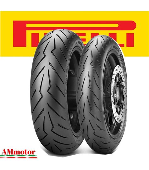 Diablo Rosso Scooter Pirelli Pneumatici Coppia Gomme