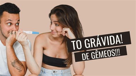 TÔ GRÁVIDA DE GÊMEOS COMO DESCOBRI MINHA GRAVIDEZ YouTube