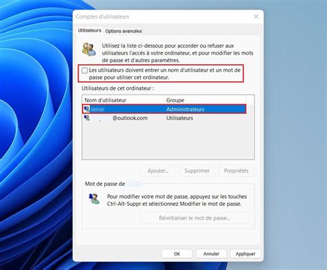 Windows Comment Supprimer Le Mot De Passe Au D Marrage