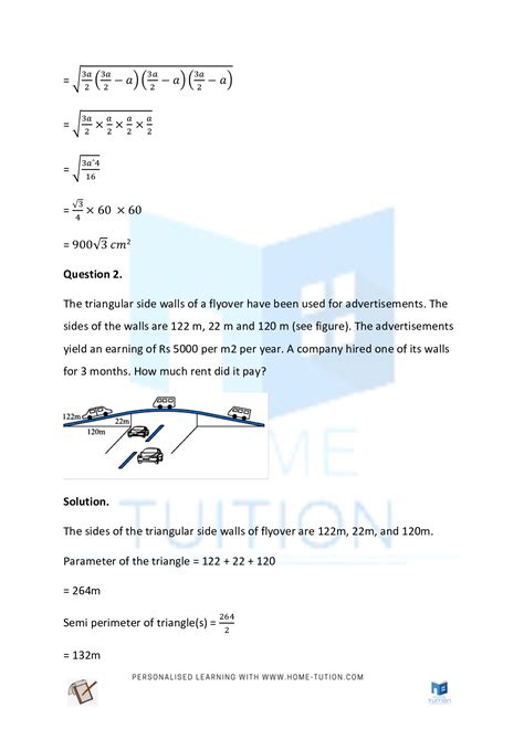 NCERT Solutions For Class 9 Maths Chapter 12 Heron