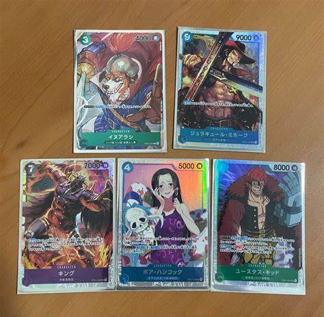 One Piece Op Op Op Trading Card Sale Cards Whitebeard Ldr Leader