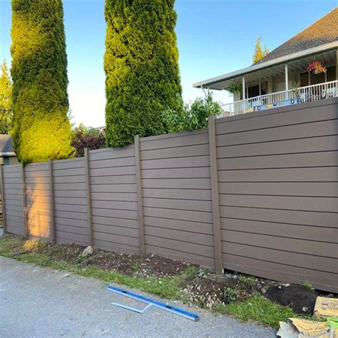 Wpc Garden Fences Panel Wood Plastic Composite Garden Outdoor Fence