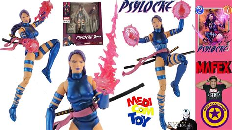 Medicom MAFEX No 141 Marvel Psylocke Comic Version Action Figure Review