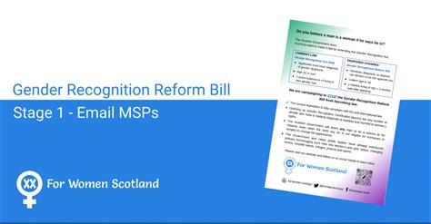 Gender Recognition Reform Bill Stage 1 Action For Women Scotland