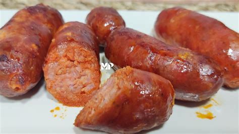 Chorizos Fritos En Freidora De Aire La Cocina De Mpili