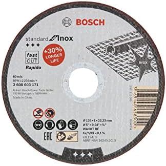 Bosch Professional Disque à Tronçonner à Moyeu Plat Standard for Metal