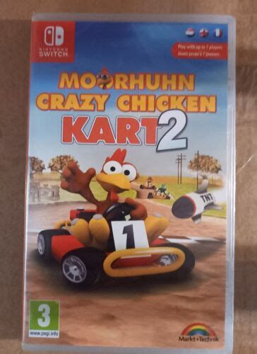 MOORHUHN Crazy Chicken Kart 2 Nintendo SWITCH Game Cartridge Edition