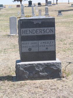 John Wesley Henderson 1838 1893 Memorial Find A Grave