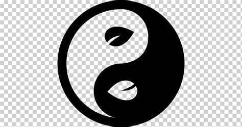 Yin Y Yang Iconos De Computadora S Mbolo En Blanco Y Negro S Mbolo