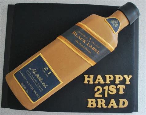 Johnnie Walker Black Label Cake Birthday Cakes For Men Beer Cake