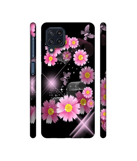 Casotec Pink Flower Design 3d Printed Hard Back Case Cover For Samsung