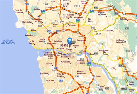 Porto Map - Portugal