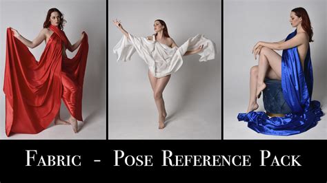 Artstation X205 Fabric Drapery Pose Reference Pack Resources