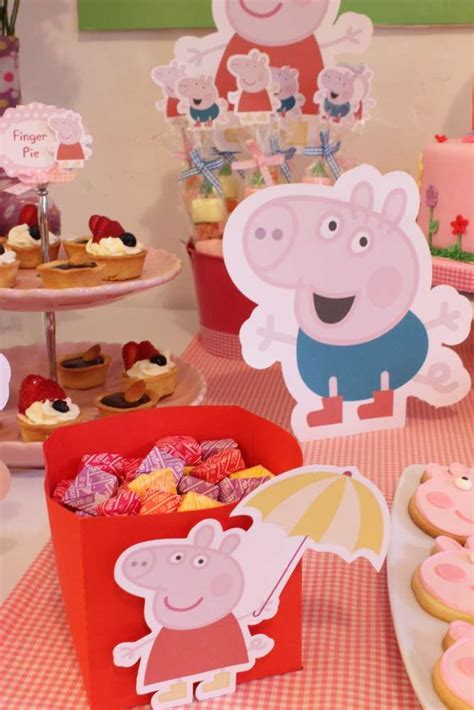 Peppa Pig Birthday Party Ideas Photo 7 of 14 Fiesta de cumpleaños