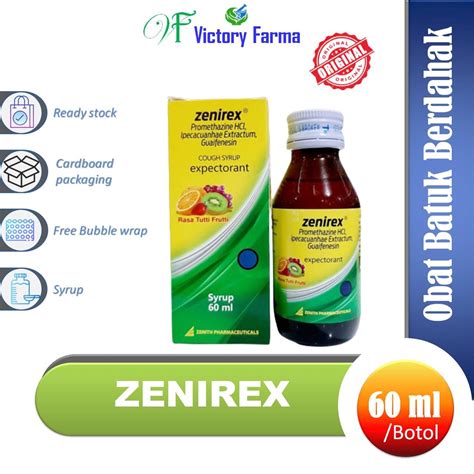 Jual Zenirex Sirup Ml Obat Batuk Berdahak Shopee Indonesia