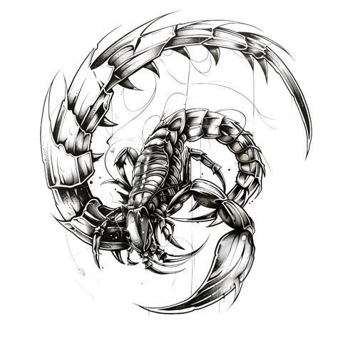 Tatouages Symbole Du Scorpion Pour Hommes