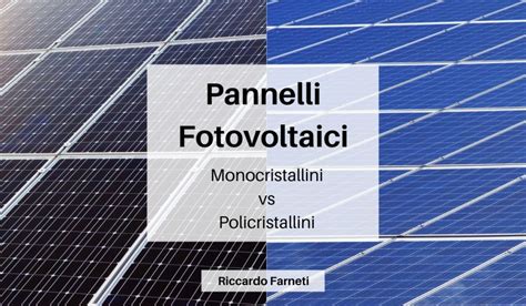 Pannello Solare Fotovoltaico Silicio Monocristallino Vs