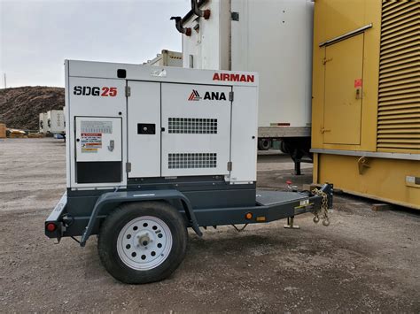 Mobile Diesel Generator Airman 22kw Gen Set Ci Group