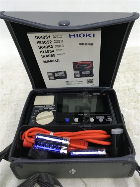 Yahooオークション Hioki 日置電機 5レンジ デジタル絶縁抵抗計 Ir4