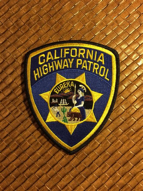 California Highway Patrol Patch Etsy Canada