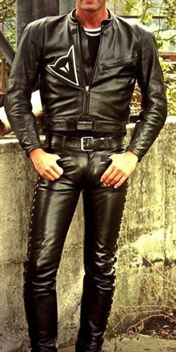 Men’s Biker Rocker Leather Jacket | Mens leather clothing, Mens leather ...