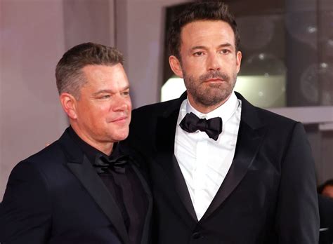 Ben Affleck Declara Que Matt Damon Juega Un Papel Esencial En Su “salud