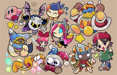 Kirby Meta Knight King Dedede Adeleine Bandana Waddle Dee And 5