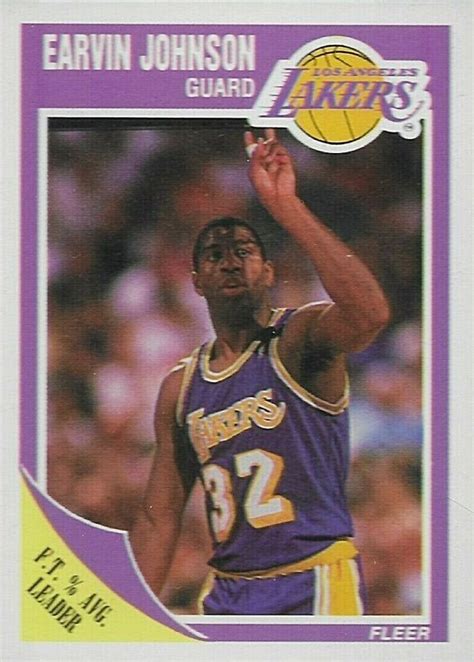 Magic Johnson Fleer Base Price Guide Sports Card Investor