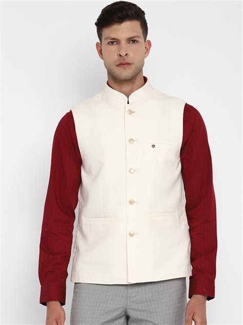 Buy Turtle Men Mandarin Collar Self Design Cotton Nehru Jackets Nehru