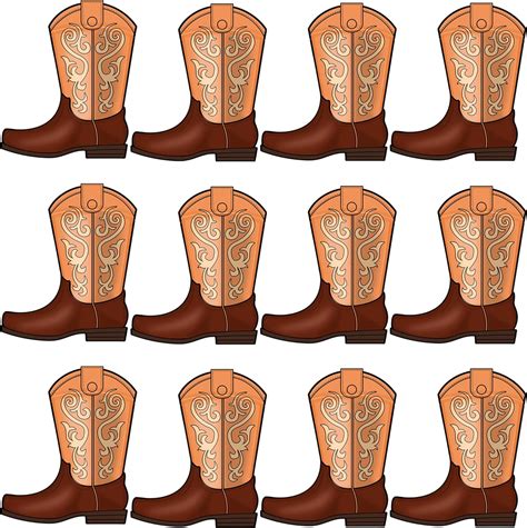 Amazon Pcs Western Rodeo Boot Gift Bags Stand Up Wild West