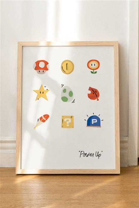 Super Mario PowerUps Print