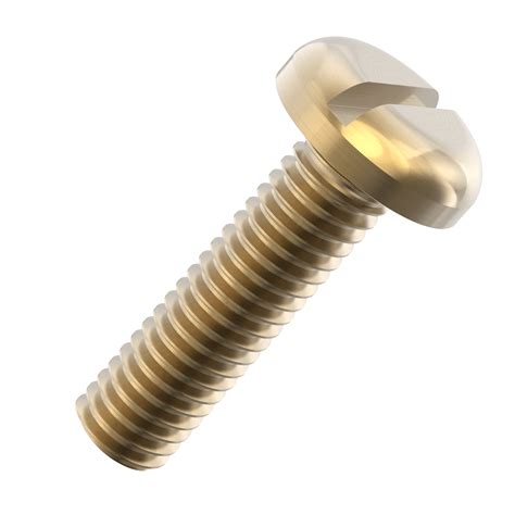 25 X M2 X 8 Brass Countersunk Head Slotted Machine Screws 2mm X 8mm Engineer Quality Of Service