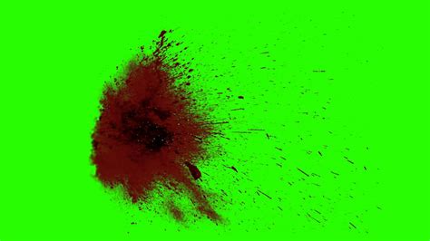 Blood Effect In Green Screen Free Stock Footage YouTube