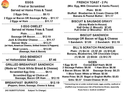 Menu at The Drunken Clam pub & bar, Saint Pete Beach