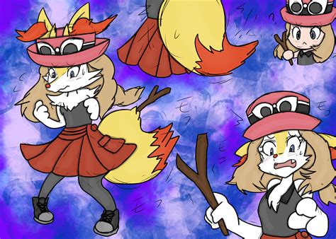 Magical Branch Serena Braixen Tf By Protectonot On Deviantart