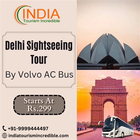 Delhi Sightseeing Tour By Volvo Ac Bus