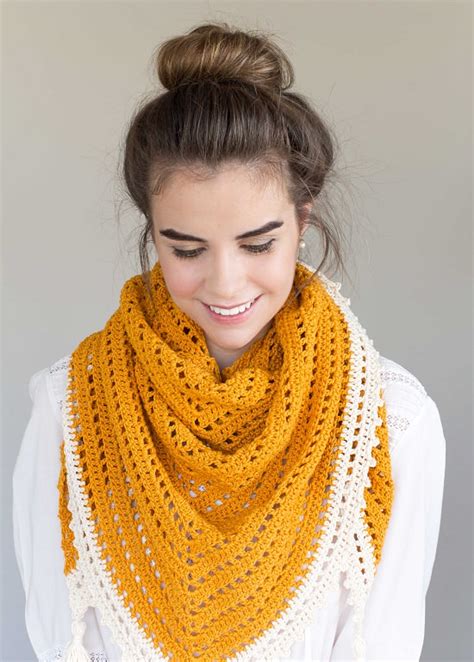 15 Easy Crochet Triangle Scarf Pattern For Beginners Crocht