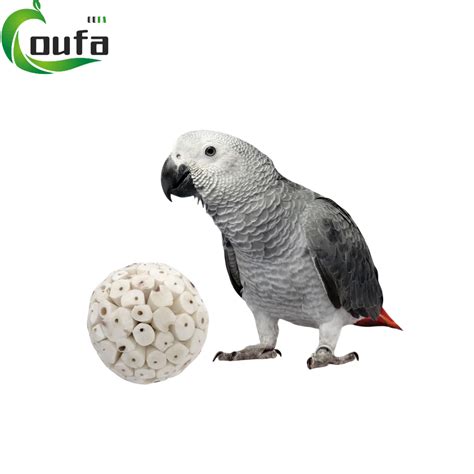 Bird Toys Natural Sola Balls Soft Chew Shred Foraging Toy For Parrot