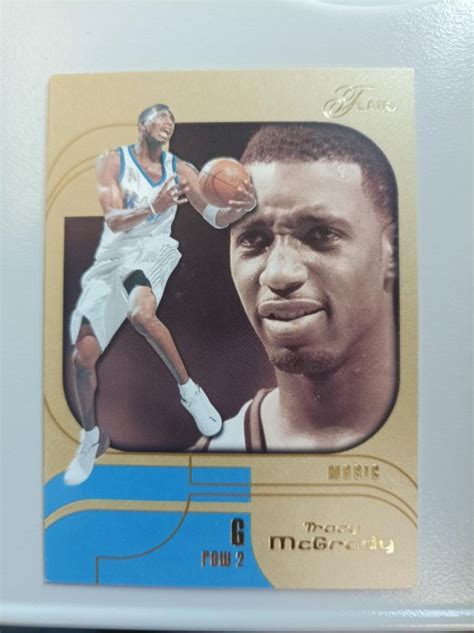 Tracy Mcgrady Fleer Flair Row Gold Parallel Yahoo