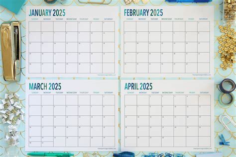 2025 April Calendar Printable Printables For Kania Adriena