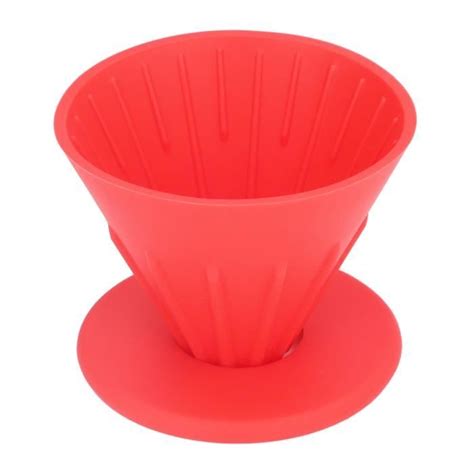 Rouge Filtre Caf Forme De C Ne Portable Utilisation S Re Goutteur