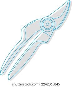 Tin Snips Cutting Shaping Tool Stock Vector (Royalty Free) 2242065845 ...