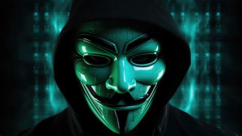 Hacker Wallpaper 4K, Anonymous, Hoodie, Mask, 5K