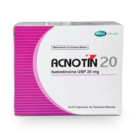 Acnotin 20 Mg X 30 Capsulas Dermalife