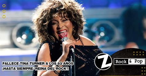 Fallece Tina Turner a los 83 años Hasta siempre Reina del Rock