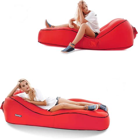 Inflatable Lounger Air Sofa Portable Lazy Carry Waterproof