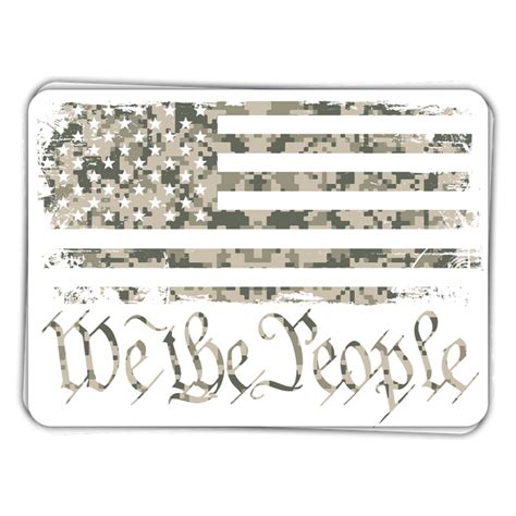 "We The People Flag" - Patriotic Decal Sticker - Liberty Apparel