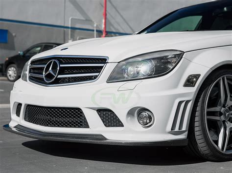 Mercedes Benz W204 C63 Amg Arkym Style Carbon Fiber Front Lip Spoiler