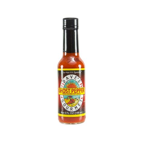 Dave S Gourmet Ghost Pepper Hot Sauce 148ml Log On