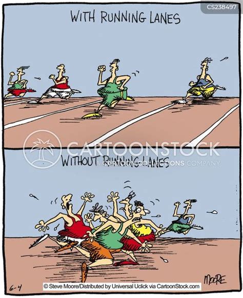 Track And Field Cartoons And Comics Funny Pictures From Cartoonstock